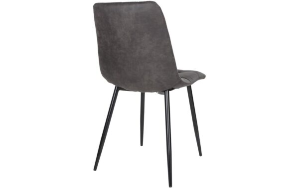 1249573_3 - Mediatech House Nordic Stuhl Middelfart grau 2er Set 2 Stk., Mikrofaser