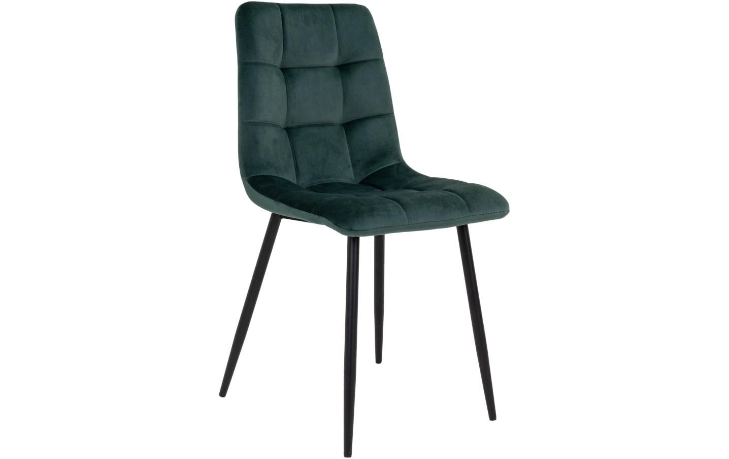 1249575_1 - Mediatech House Nordic Stuhl Middelfart grün 2er Set 2 Stk., Polyester, Samtoptik