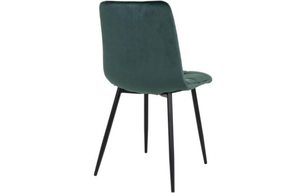 1249575_3 - Mediatech House Nordic Stuhl Middelfart grün 2er Set 2 Stk., Polyester, Samtoptik