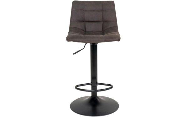 House Nordic Barstuhl Middelfart grey 2Set 2 Stk., Mikrofaser, Edelstahl