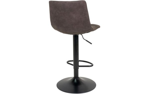 House Nordic Barstuhl Middelfart grey 2Set 2 Stk., Mikrofaser, Edelstahl