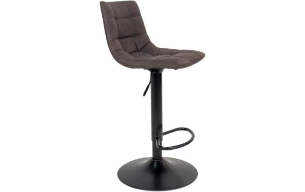 House Nordic Barstuhl Middelfart grey 2Set 2 Stk., Mikrofaser, Edelstahl
