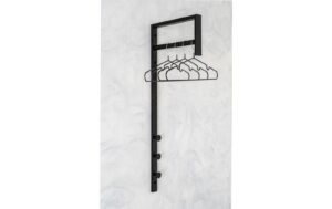 1249674_1 - Mediatech House Nordic Garderobe Trento Schwarz, Metall