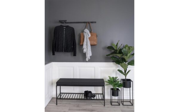 1249674_2 - Mediatech House Nordic Garderobe Trento Schwarz, Metall
