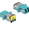 1251457 - Mediatech Delock LWL Kupplung LC-LC, OM3 Duplex Multimode, plastik, blau