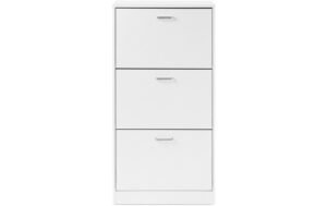 Vasagle Schuhschrank, 3 Klappen, Weiss 60 x 120 x 24 cm (BxHxT), Holzspanplatte kaufen Schweiz | Mediatech.ch