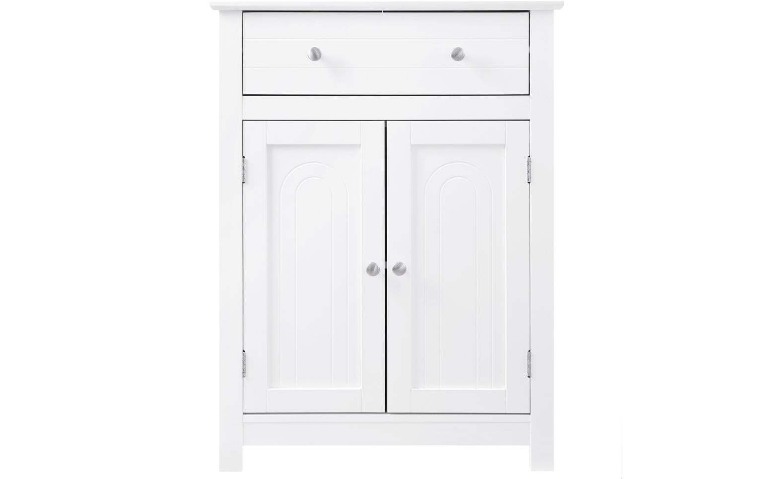 1251490 - Mediatech Vasagle Schrank, Weiss, MDF 60 x 80 x 30 cm (BxHxT),verstellbarenBoden