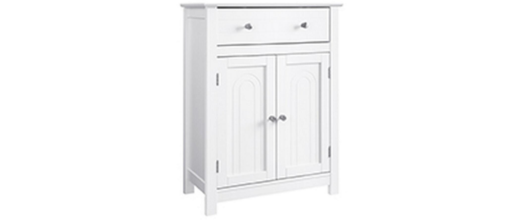 1251490_1 - Mediatech Vasagle Schrank, Weiss, MDF 60 x 80 x 30 cm (BxHxT),verstellbarenBoden