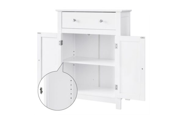 1251490_3 - Mediatech Vasagle Schrank, Weiss, MDF 60 x 80 x 30 cm (BxHxT),verstellbarenBoden