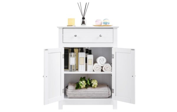 1251490_6 - Mediatech Vasagle Schrank, Weiss, MDF 60 x 80 x 30 cm (BxHxT),verstellbarenBoden