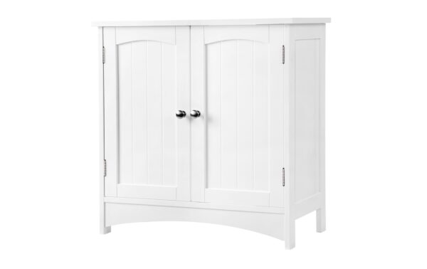 Vasagle Waschbeckenschrank, Weiss 60 x 60 x 30 cm (BxHxT), MDF