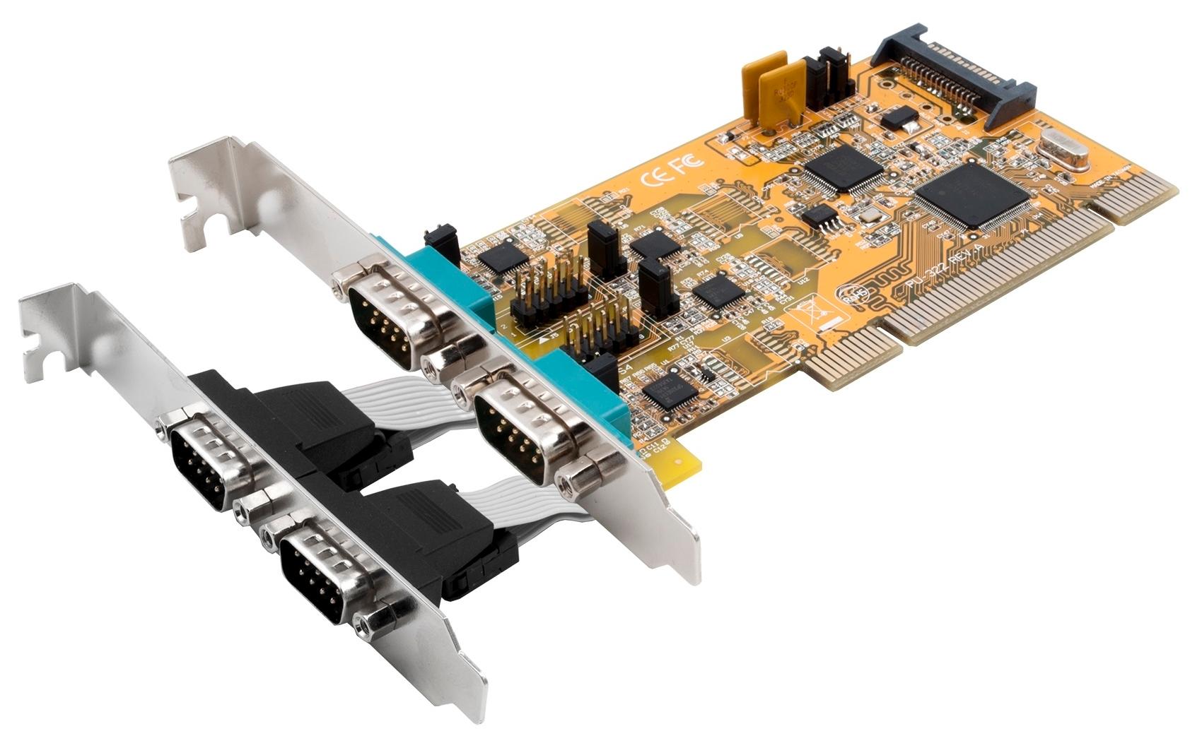1252340 - Mediatech EXSYS EX-42034, 4S Seriell RS232 PCI Karte (FTDI Chip-Set) kaufen Schweiz | Mediatech.ch