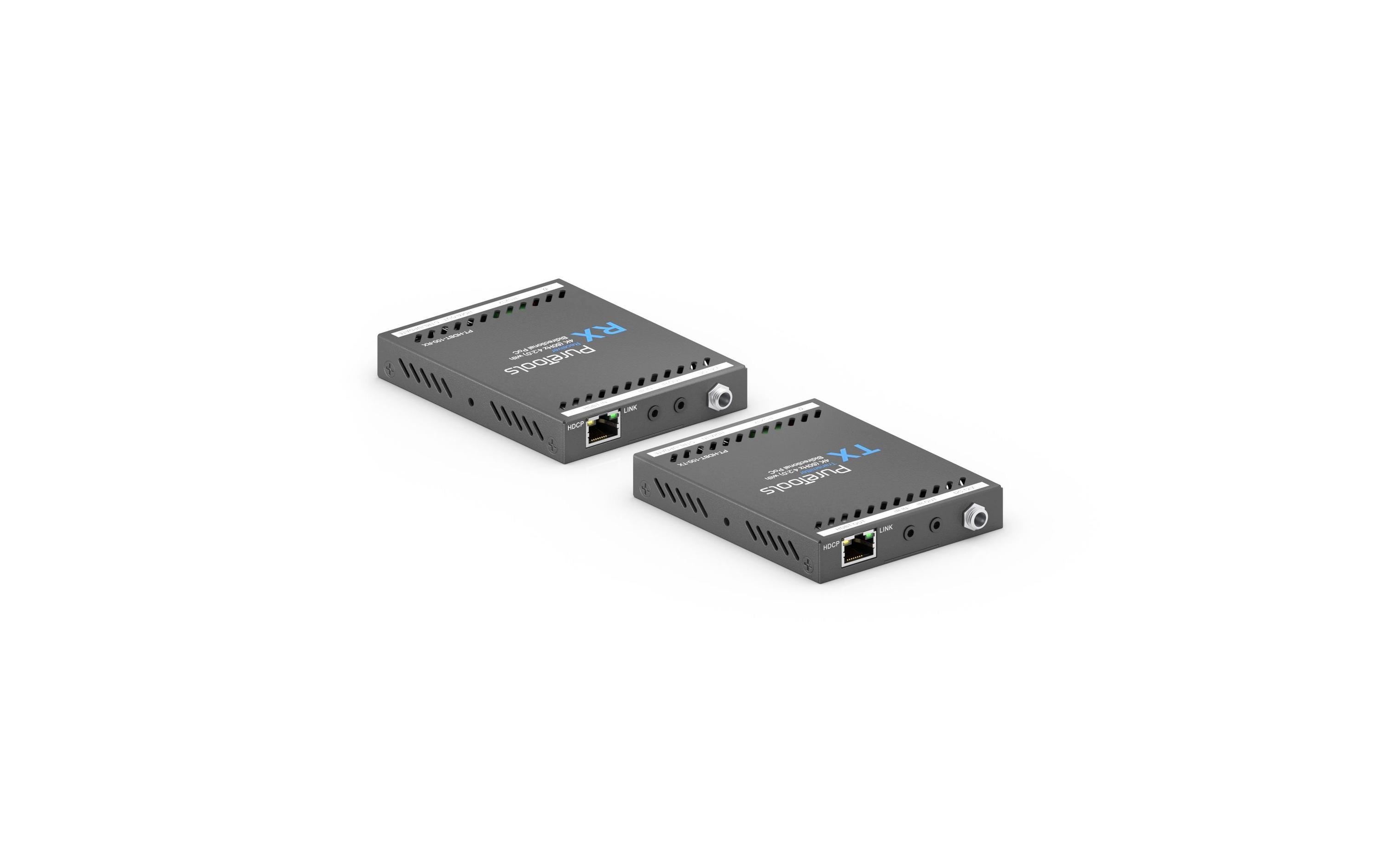 1254177_1 - Mediatech PureTools PT-HDBT-100 HDBT Extender Set, HDMI, bi-Dir PoC, 4K