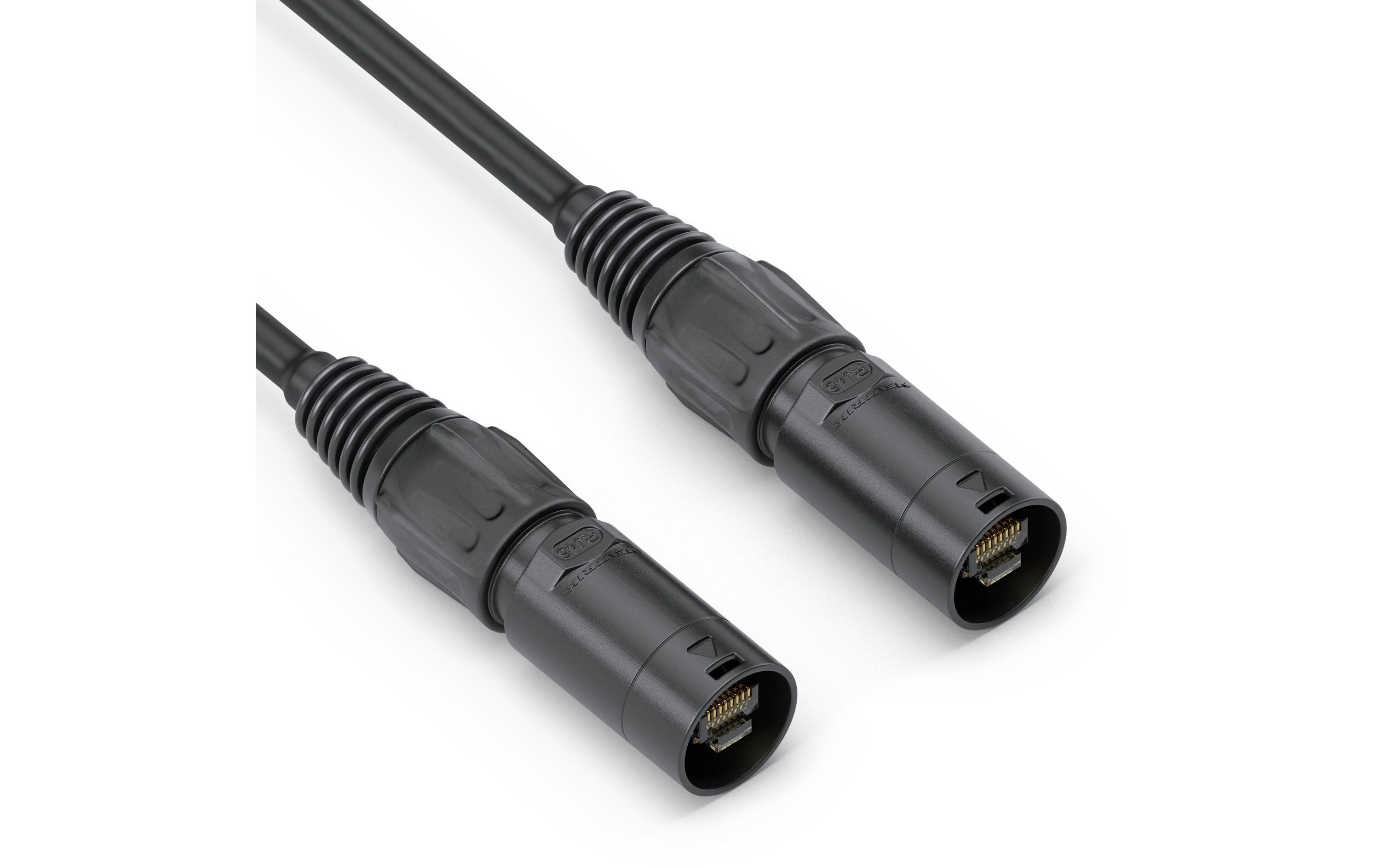 1254203_1 - Mediatech PureLink IQ-CAT6A-N020 Cat.6 Kabel, Neutrik, schwarz, 2.0m