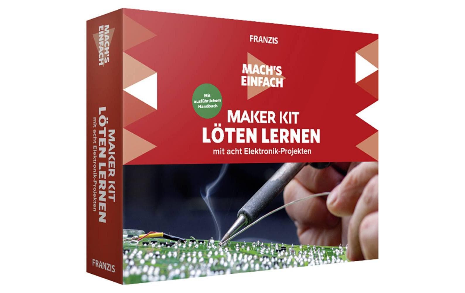 1258068 - Mediatech Franzis Mach's einfach Maker Kit Löten lernen