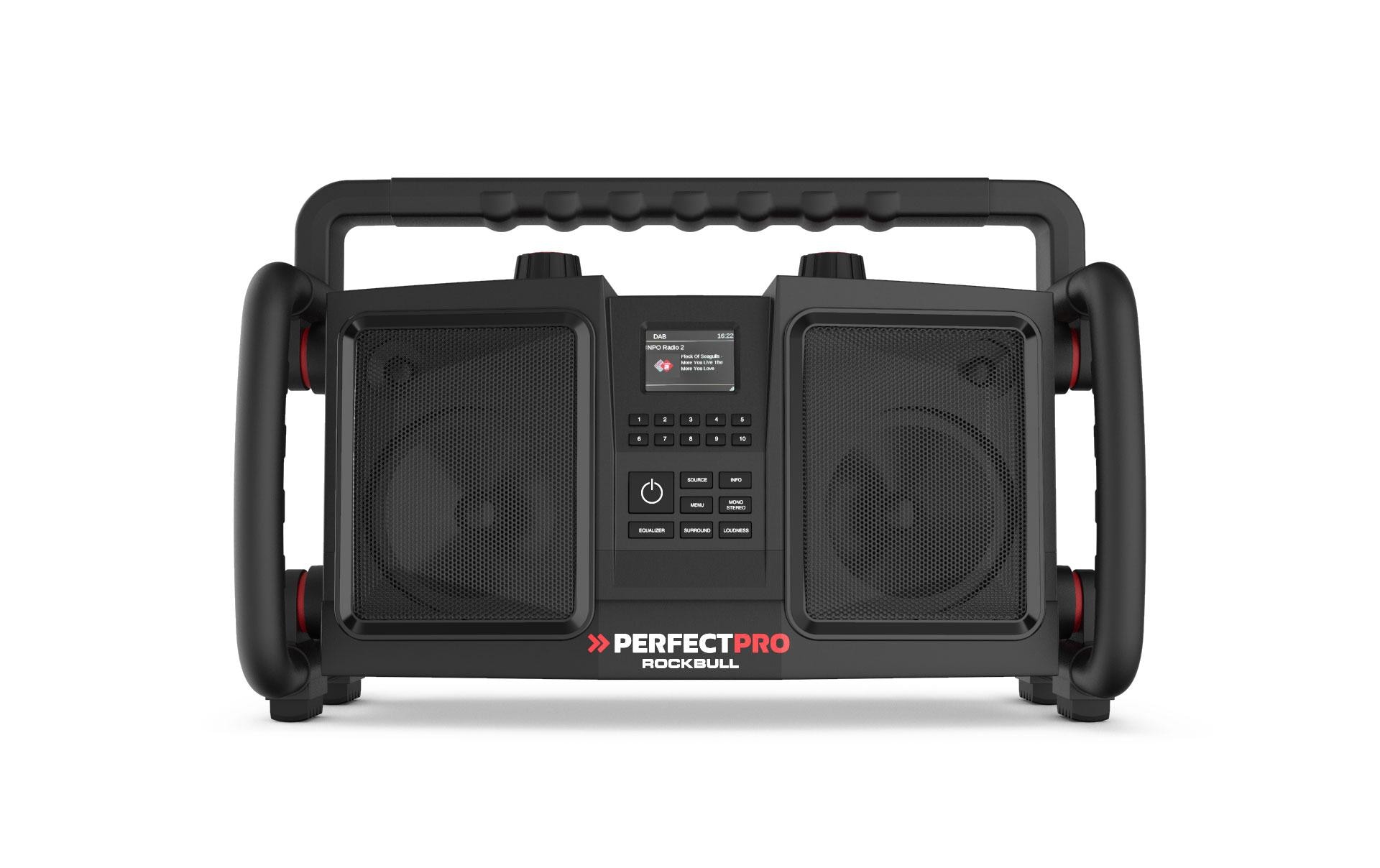 1262362 - Mediatech PERFECTPRO ROCKBULL DAB+/Baustellen-Radio kaufen Schweiz | Mediatech.ch
