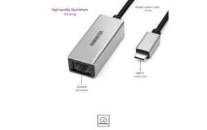 Marmitek Connect USB-C > Ethernet USB-C  auf Ethernet Converter