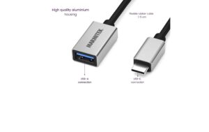 1262708_3 - Mediatech Marmitek Connect USB-C > USB-A USB-C auf USB-A Converter
