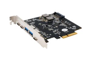 EXSYS EX-12007, 5 Port USB 3.2 Gen2 Karte mit 2x A– und 3x C Anschluss(Asmedia)