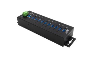 1263729_3 - Mediatech EXSYS EX-1510HMVS, 10xUSB 3.2 Gen1 Metall HUB, 15KV ESD Überspannungs-Schutz