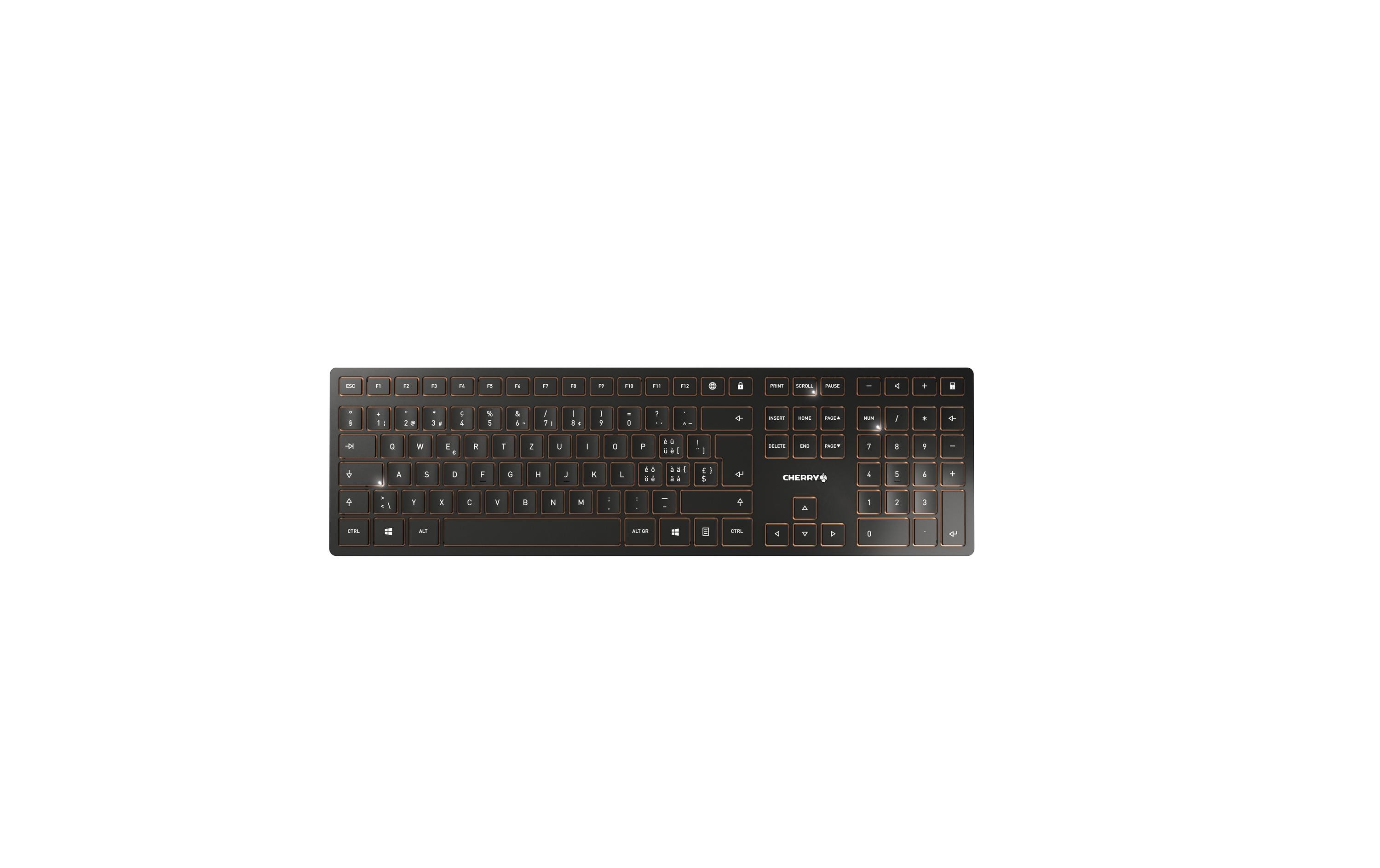 1265707_1 - Mediatech Cherry Desktop DW 9100 Slim black-bronze USB, gelasert