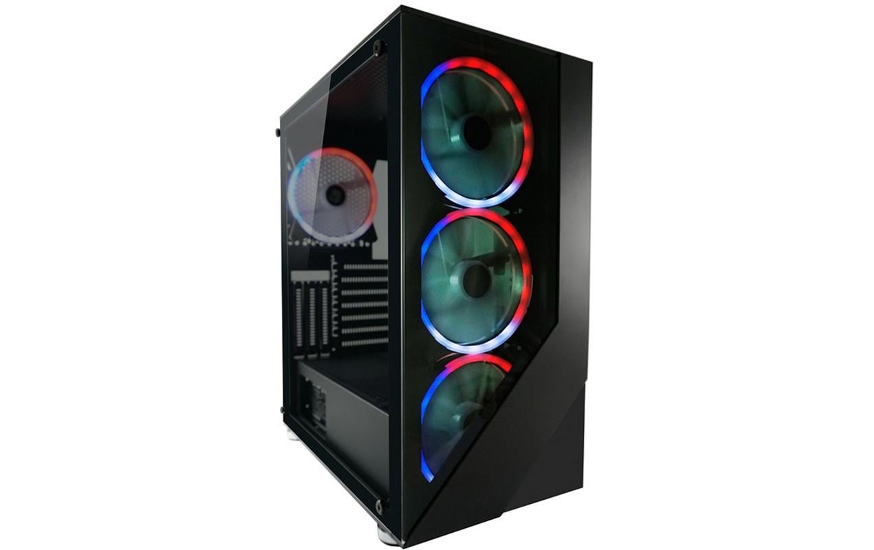 1268549_1 - Mediatech Lc-Power Midi Tower LC-803B-ON 3x 2.5. 1x 3.5 intern