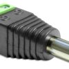Delock Adapter DC, 5,5 x 2,5mm Stecker Terminalblock, 2 Pin