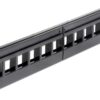 1270349 - Mediatech Delock 12-Port 10 Patchpanel Keystone schwarz, für Keystone Module