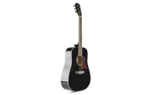 MAX SoloJam Kit Westerngitarrenset, schwarz