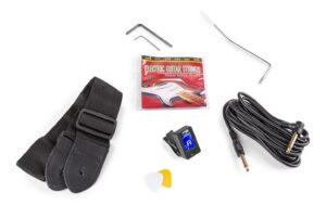 MAX GigKit Kit E-Gitarrenset, schwarz