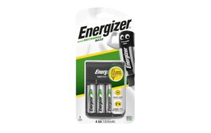 ENERGIZER Ladegerät Base Charger USB 4xAA Ladegerät 4xAA, neu mit USB Kabel, 1300mAh
