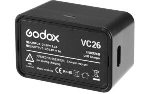 Godox Ladegerät zu VB-26 per USB (Kabel nicht dabei)