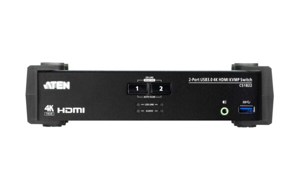 Aten CS1822, KVM Switch 2-Port USB3.0, 4K HDMI 60Hz UHD/DCI