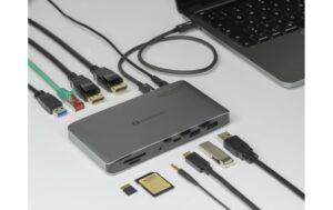 Delock Thunderbolt 3 Dockingstation 8K Dual DisplayPort / USB / LAN / SD/Audio