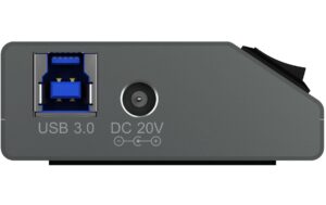 ICY BOX IB-HUB1701-C3,silber,7x USB3.0 Hub An-/Ausschalter für jeden Port