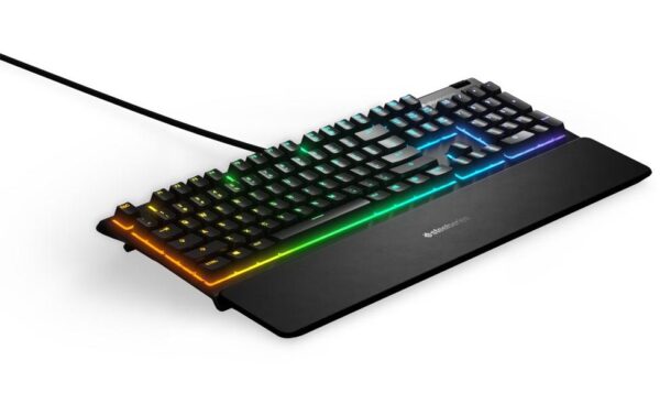 SteelSeries Apex 3 Gaming Keyboard Whisper Switch, 10-zone RGB, DE-Layout