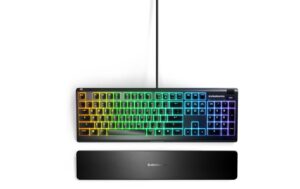 SteelSeries Apex 3 Gaming Keyboard Whisper Switch, 10-zone RGB, DE-Layout
