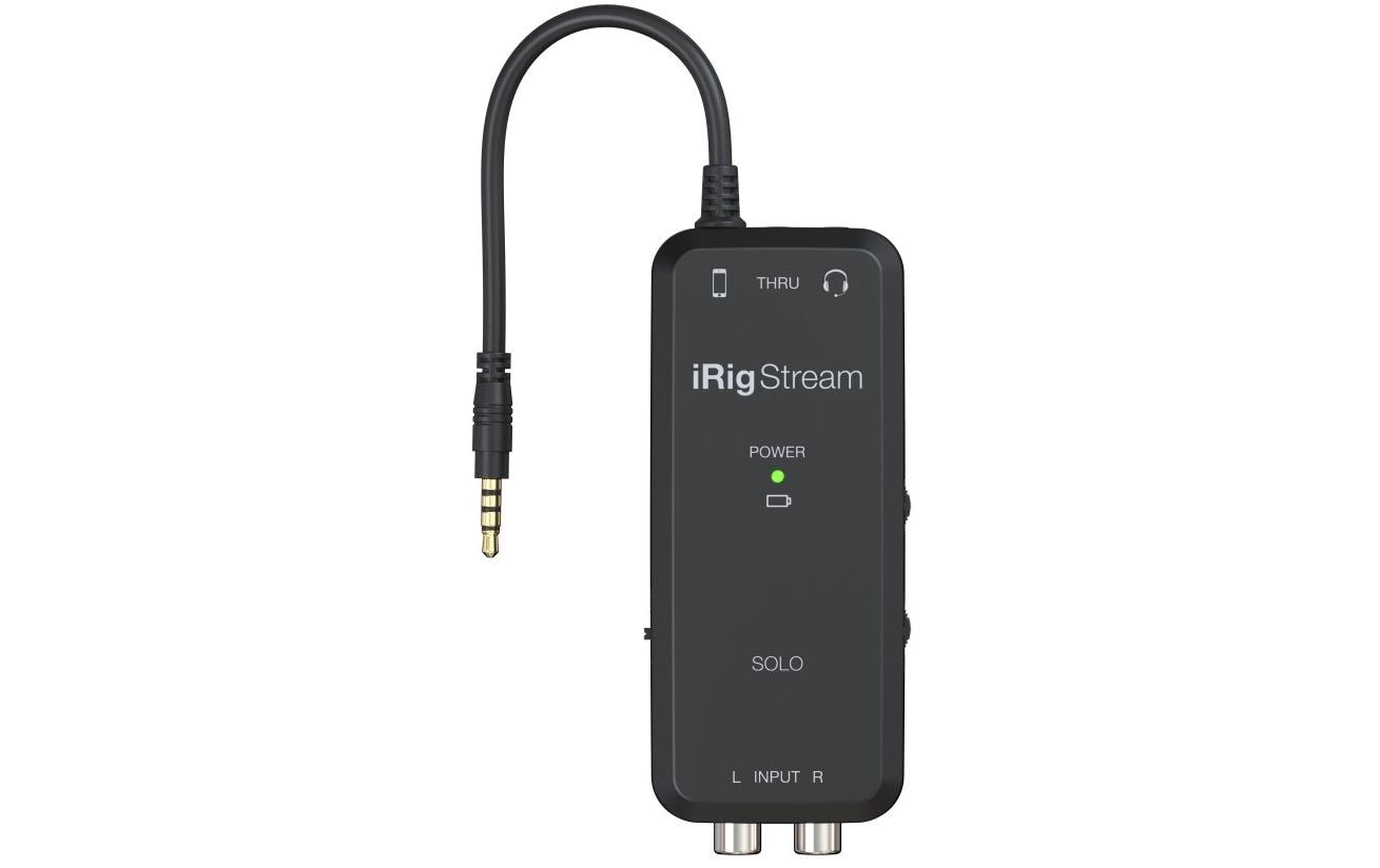 1281688 - Mediatech IK Multimedia iRig Stream Solo All-analog Streaming Interface kaufen Schweiz | Mediatech.ch