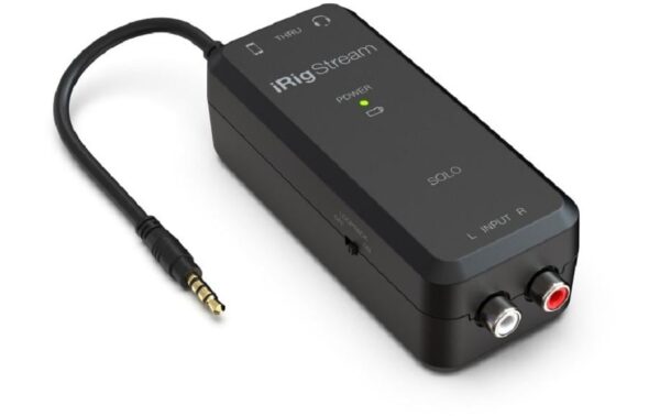 1281688_2 - Mediatech IK Multimedia iRig Stream Solo All-analog Streaming Interface