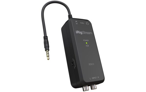 1281688_4 - Mediatech IK Multimedia iRig Stream Solo All-analog Streaming Interface