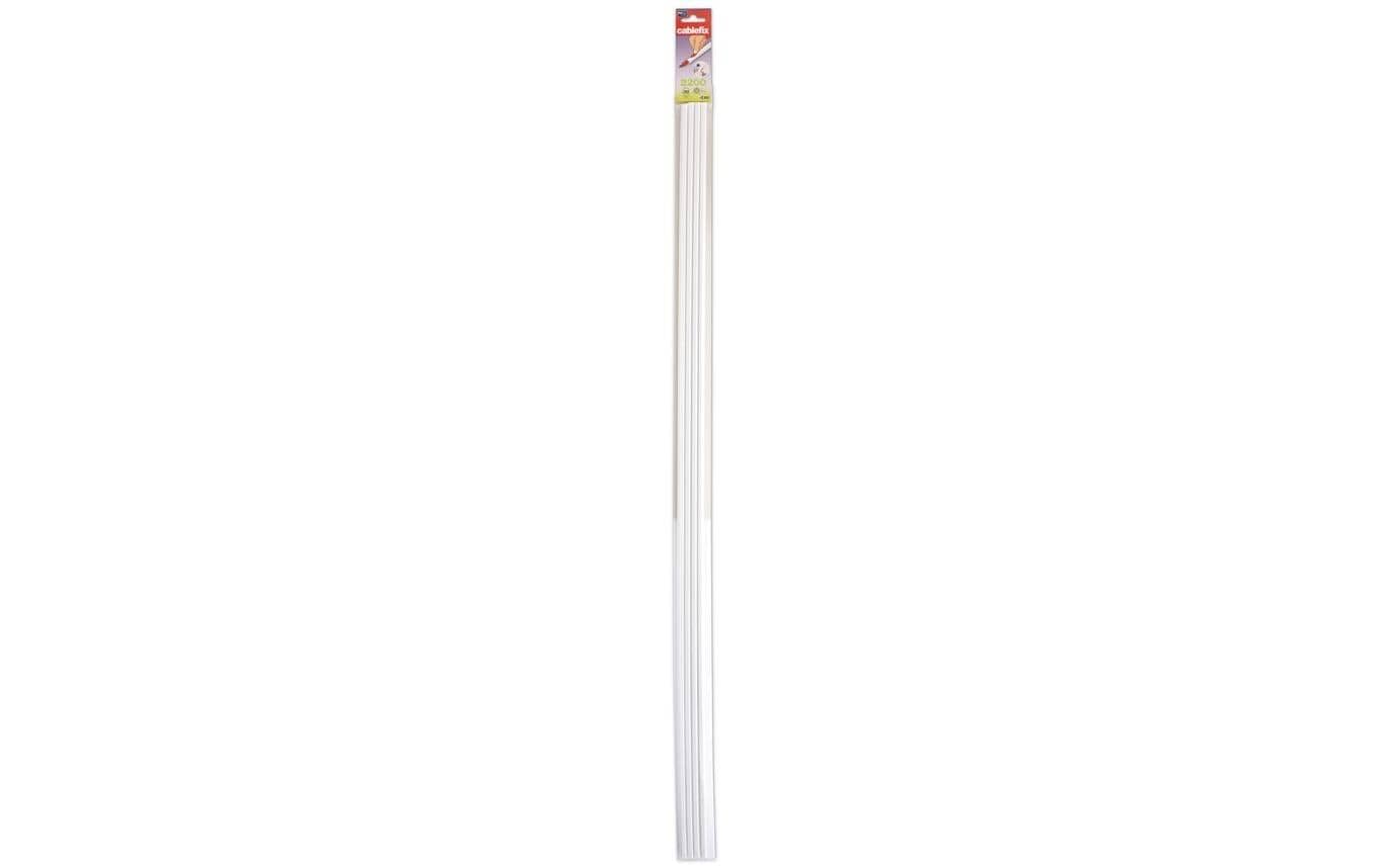 1283168_1 - Mediatech Kabelkanal 5.0mm, selbstklebend, weiss 4x 1m