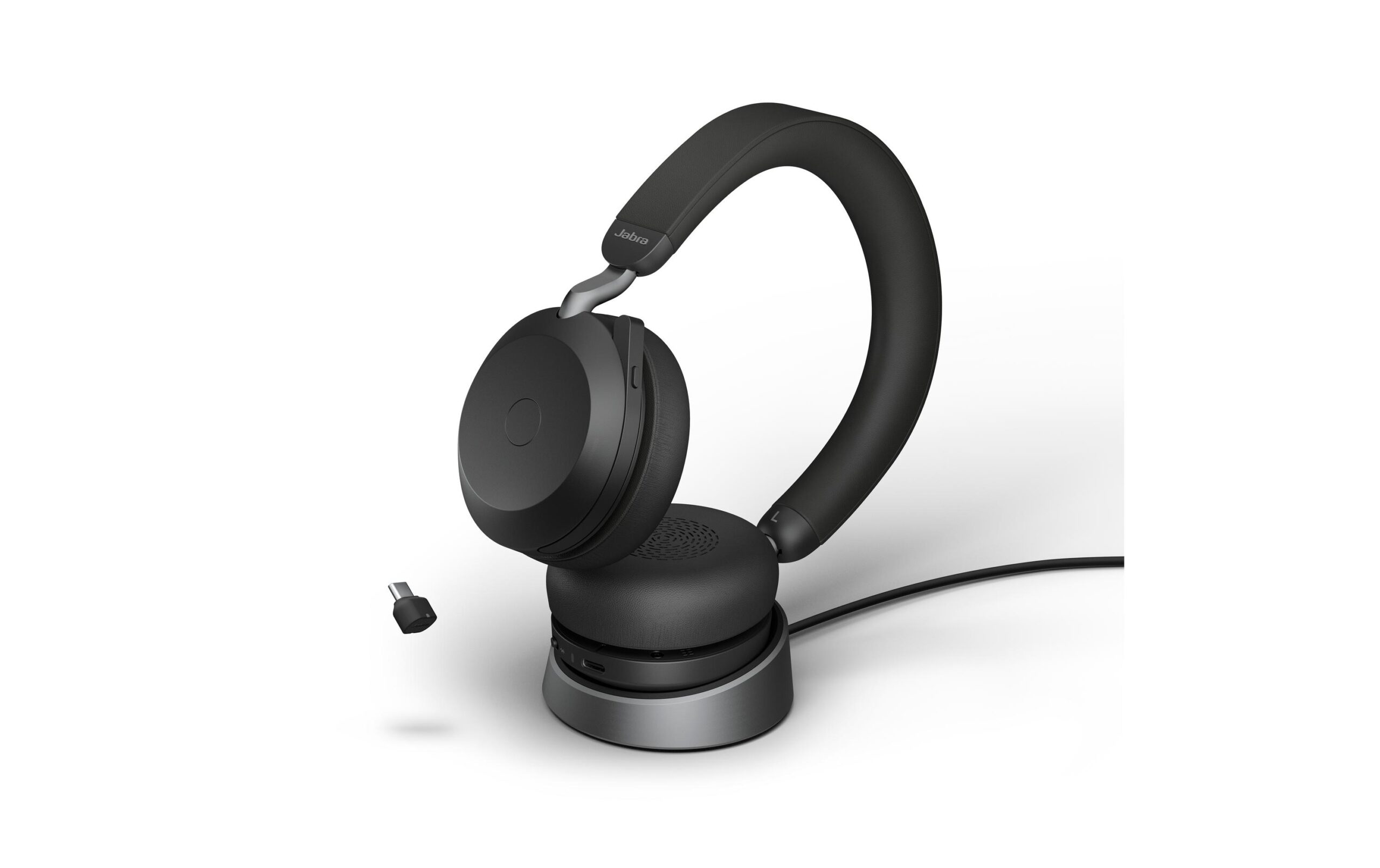1283305 - Mediatech Jabra Evolve2 75 Duo UC Schwarz BT380, USB-C, Stand kaufen Schweiz | Mediatech.ch