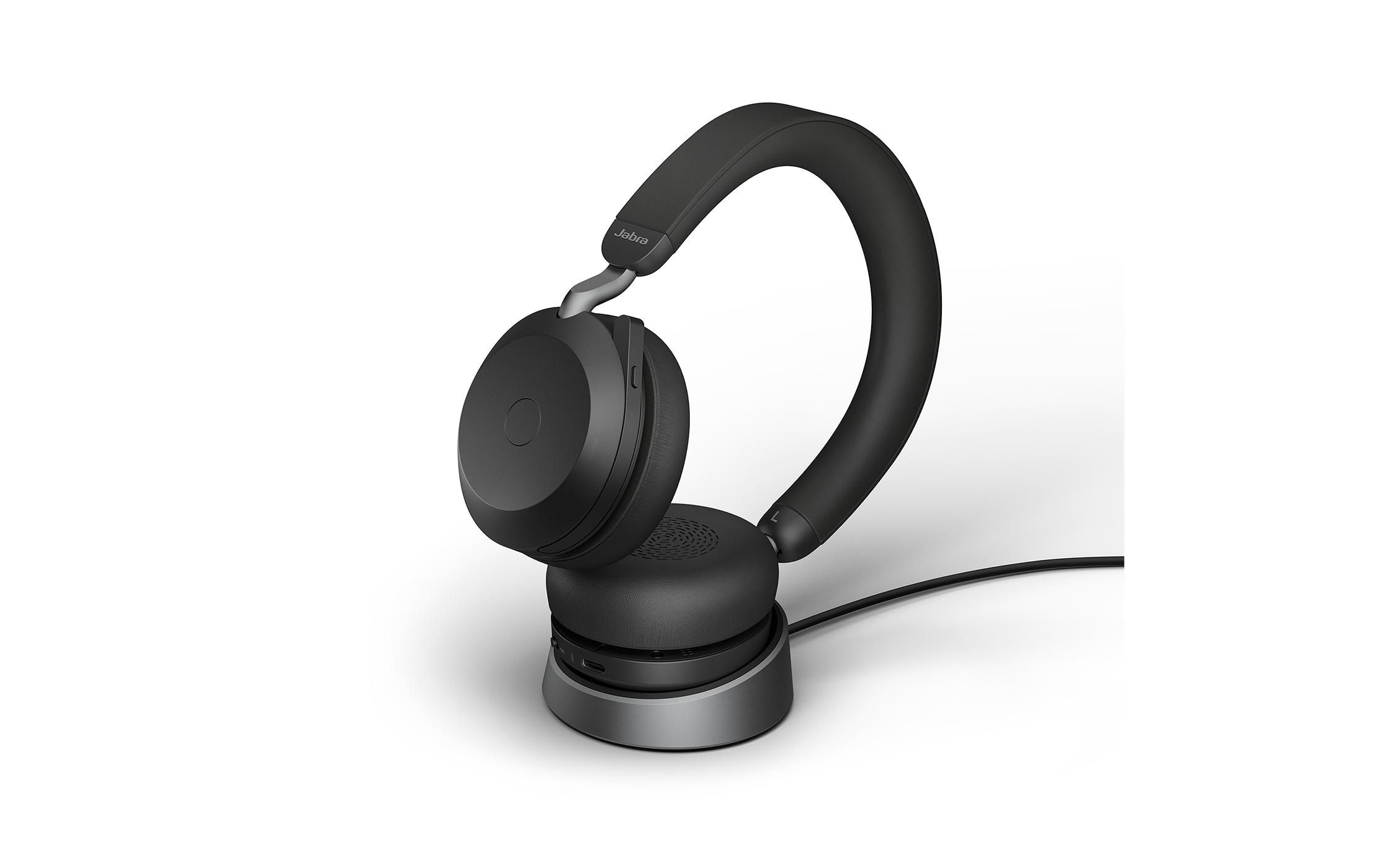 1283305_1 - Mediatech Jabra Evolve2 75 Duo UC Schwarz BT380, USB-C, Stand