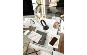 1283305_8 - Mediatech Jabra Evolve2 75 Duo UC Schwarz BT380, USB-C, Stand