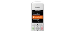 Gigaset E390 HX Handset silber CAT-iq Zusatzmobilteil mit Ladeschale