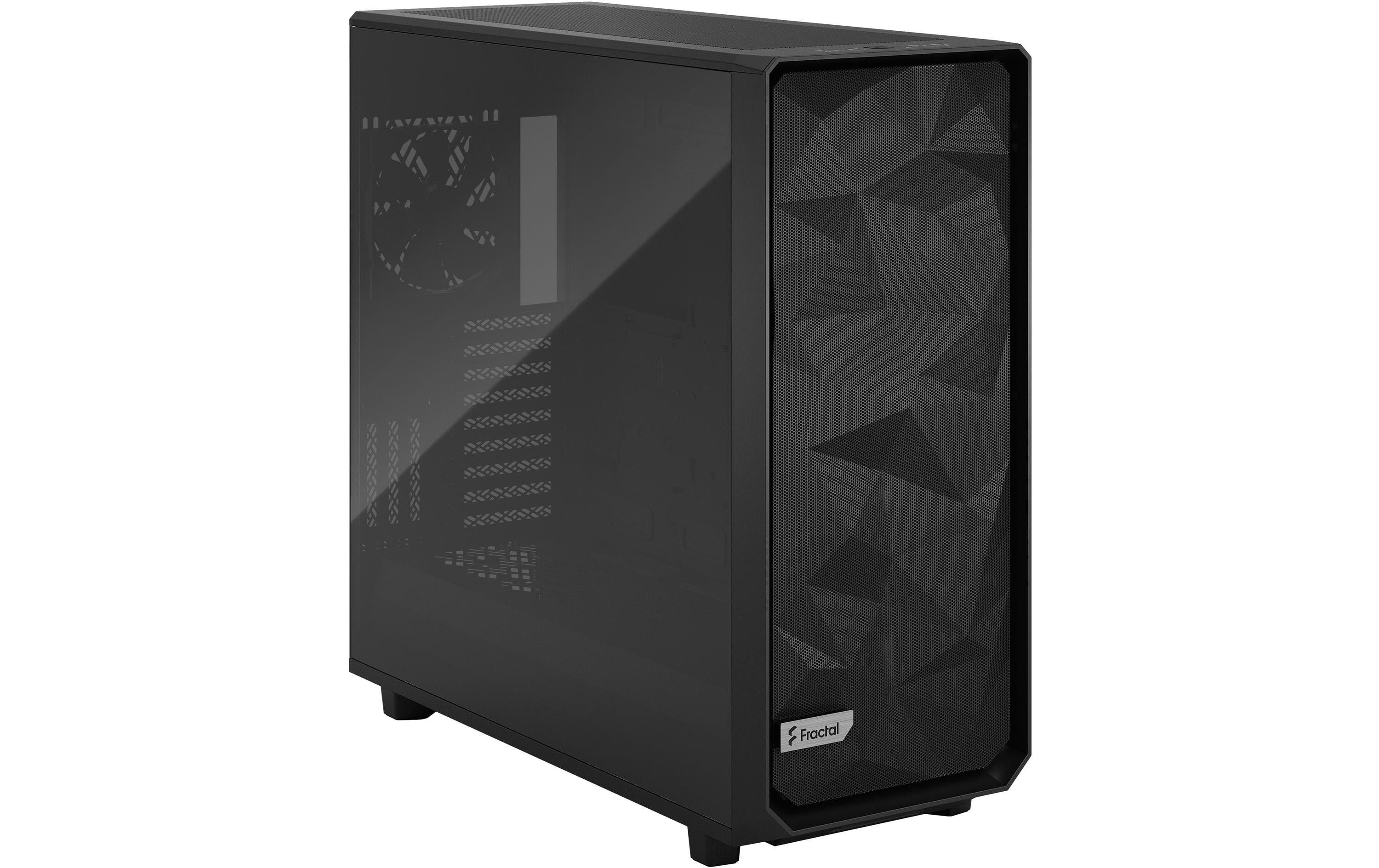 1289463_1 - Mediatech Fractal Meshify 2 XL Schwarz Light TG 6x 2.5/3.5, 2x 2.5