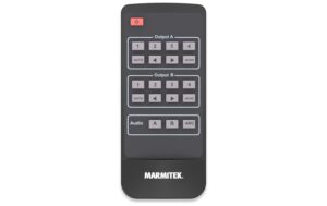 1292863_3 - Mediatech Marmitek Connect 642 Pro 4K HDMI Umschalter 4 Inputs, 2 Outputs, inkl. Fernbedienung