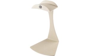 K&M 16075 Kopfhörer Tischstativ Beige sand-beige, gummierte Auflage