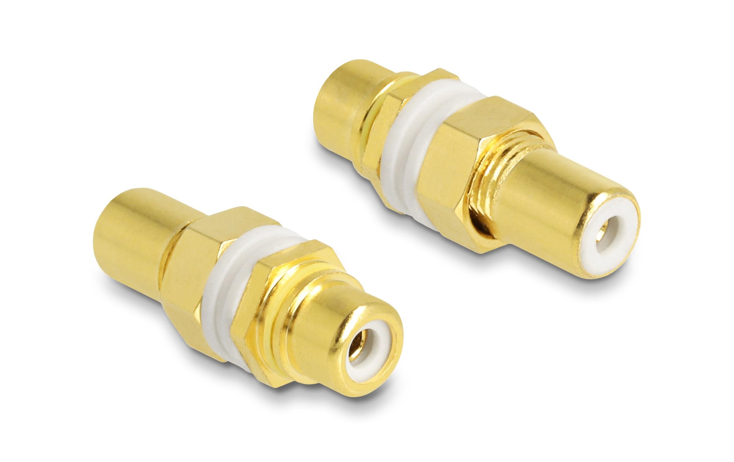 1293994 - Mediatech Delock Audio Adapter Cinch Buchse/Buchse zum Einbau, Farbring blau kaufen Schweiz | Mediatech.ch