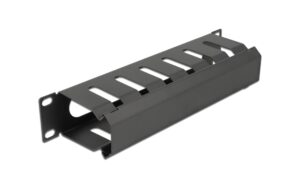 1295601 - Mediatech Delock 10 Kabelmanagement Rangierpanel Mit Öffnung, 1 HE, schwarz kaufen Schweiz | Mediatech.ch